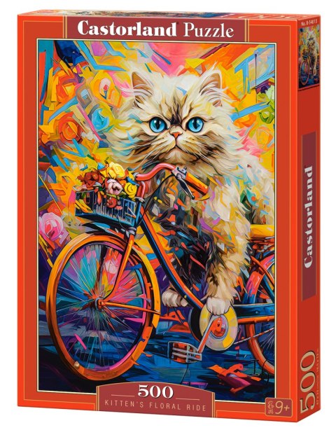 Puzzle 500 el. Kitten s Floral Ride CASTORLAND B-54015