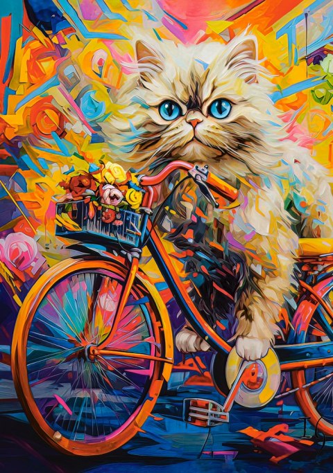 Puzzle 500 el. Kitten s Floral Ride CASTORLAND B-54015