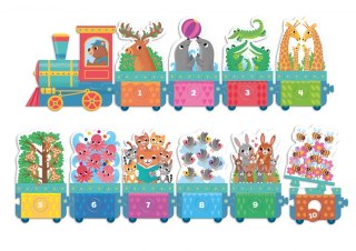 Układanka edukacyjna Ciuchcia 33el GRANNA 4434