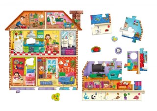 Układanka edukacyjna Mój dom 39el GRANNA 4427