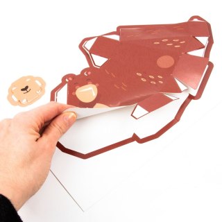 ZEST KREAT FIGURKI 3D ZOO NAKLEJ 180X260 KIDEA