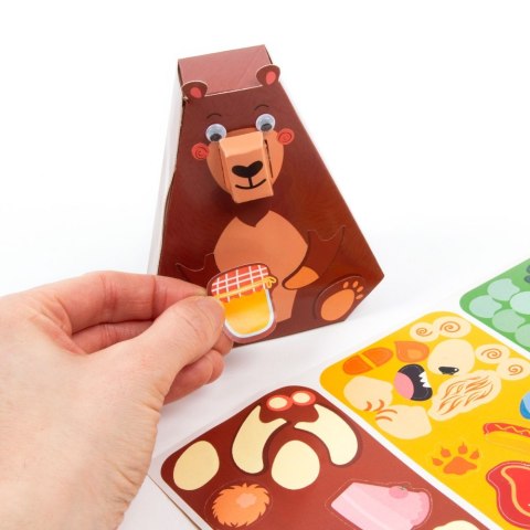 ZEST KREAT FIGURKI 3D ZOO NAKLEJ 180X260 KIDEA