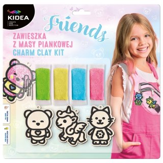Zestaw kreatywny zawieszka z masy piankowej Friends Kidea DERFORM ZMPFKA
