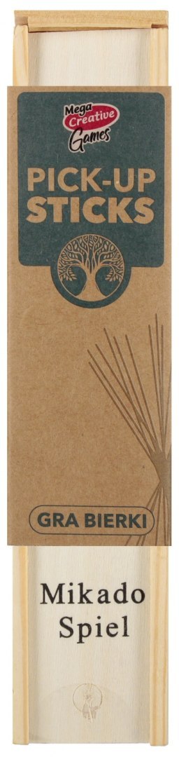 Gra Bierki drewniane Wood etui MEGA CREATIVE 552122