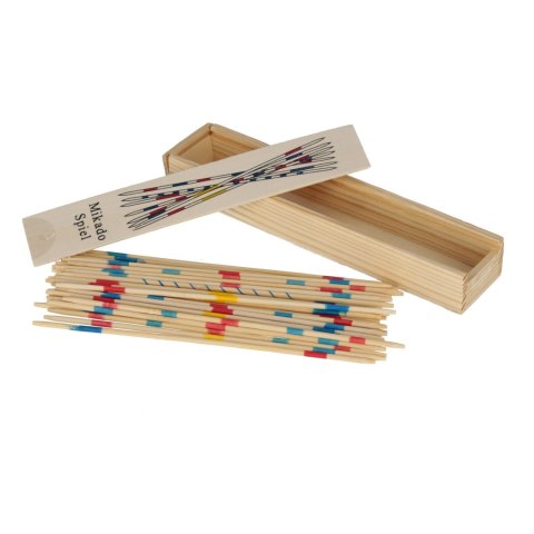 Gra Bierki drewniane Wood etui MEGA CREATIVE 552122