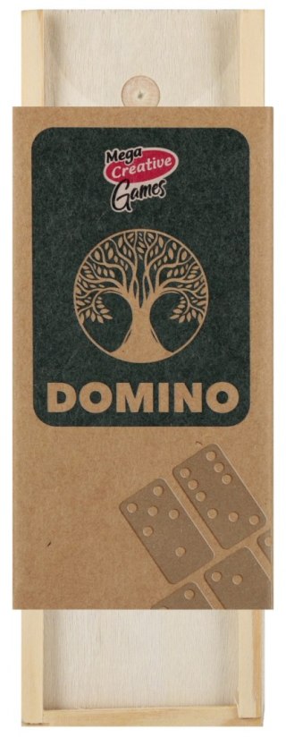 Gra Domino drewniane 28szt Wood MEGA CREATIVE 552119