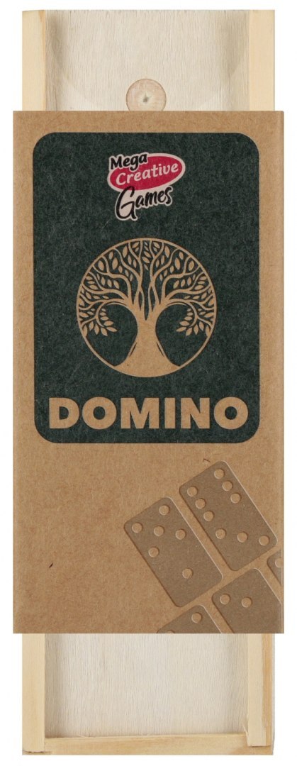 Gra Domino drewniane 28szt Wood MEGA CREATIVE 552119