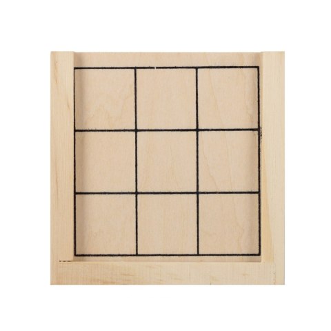 Gra Kółko i Krzyżyk drewniane kostka Wood MEGA CREATIVE 552136