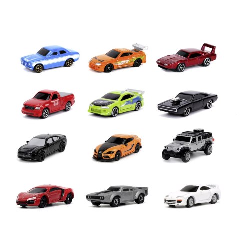 JADA F&F Blind Pack Nano Cars, 12 rodz.