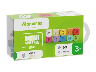Klocki konstrukcyjne Mini Waffle 60el Edu Kostki Matematyczne MARIOINEX 906408