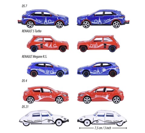 Majorette French Touch 5 pak