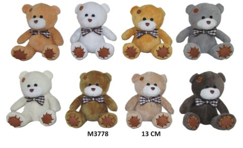PLUSZAK MIS 13CM SIEDZACY Z KOKARDA SA