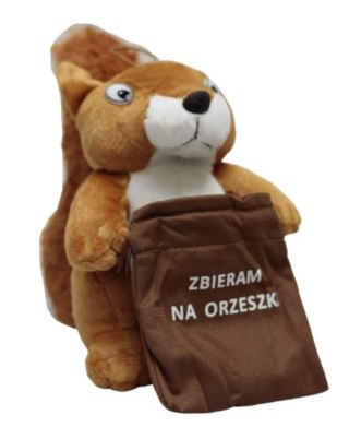 Pluszak Wiewiórka 30cm z workiem DEEF DE.03350