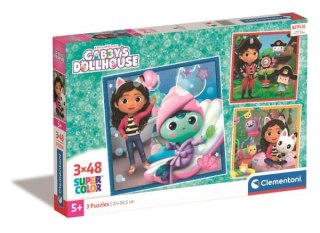 Puzzle Clementoni 3x48el Gabby 25300