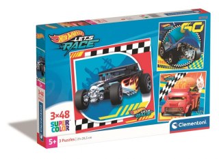 Puzzle Clementoni 3x48el Hot Wheels 25313
