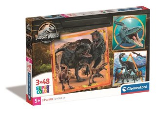 Puzzle Clementoni 3x48el Jurassic World 25314