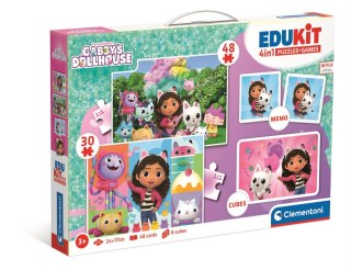 Puzzle Clementoni 4w1 Gabbys Dollhouse 18319
