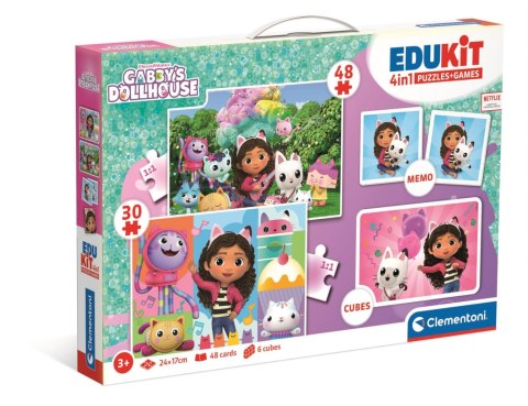 Puzzle Clementoni 4w1 Gabbys Dollhouse 18319