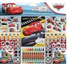 Zestaw kreatywny malowanka wyklejanka naklejki Cars ALBA MOLI JM-0090