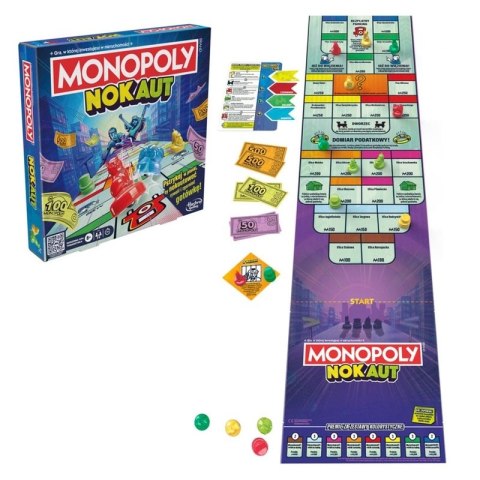 GRA HASBRO MONOPOLY NOKAUT F8995 PUD6