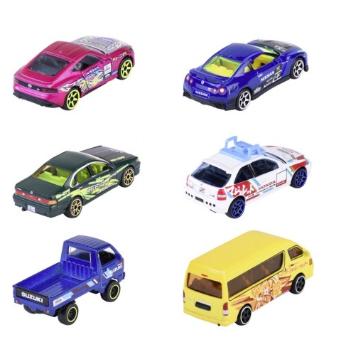 Majorette Japan Series Deluxe, 6 rodz