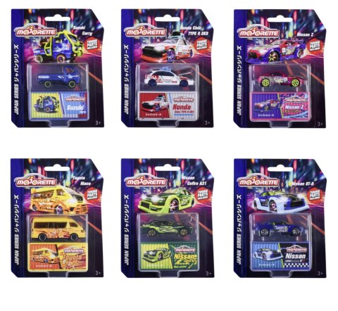 Majorette Japan Series Deluxe, 6 rodz