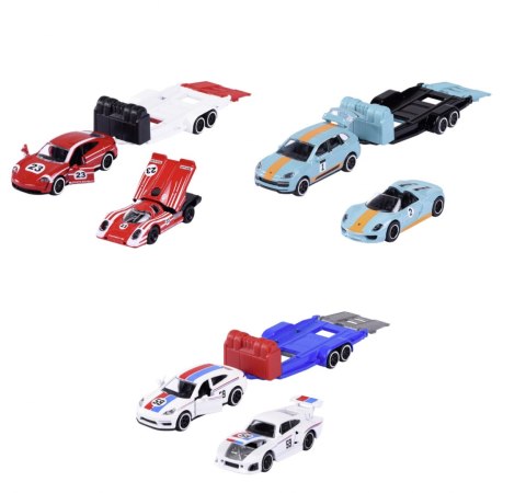 Majorette Porsche z przyczepką, 3 rodzaj