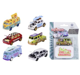 Majorette VW Deluxe Cars, 6 rodz