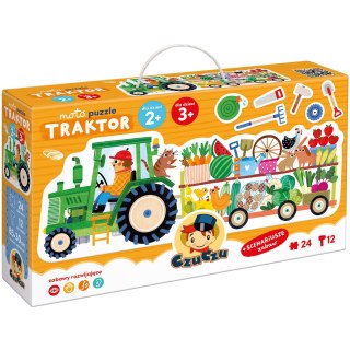 Moto puzzle Traktor dla dzieci 2 3