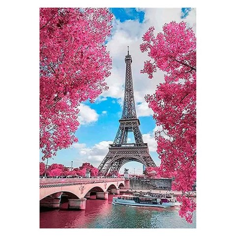 Mozaiki diamentowe Wieża Eiffla 1 FLAMINGO LINE