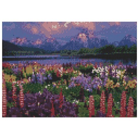 Mozaiki diamentowe pejzaż 1 FLAMINGO LINE