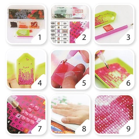 Mozaiki diamentowe wilki FLAMINGO LINE