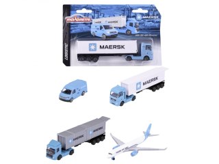 Pojazd Majorette Maersk 3 rodzaje mix