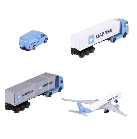 Pojazd Majorette Maersk 3 rodzaje mix