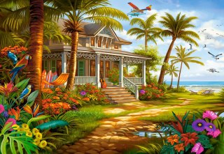 Puzzle 1500 el. Palm HouseCASTORLAND C-152223