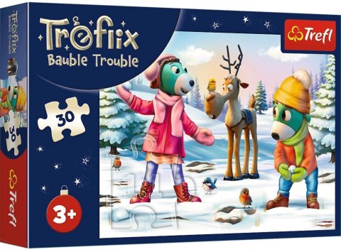 Puzzle 30el Świąteczny czas Treflików TREFL 18313 TR