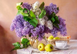 Puzzle 500 el. Lilac Still Life CASTORLAND B-54091