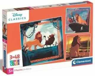 Puzzle Clementoni 3x48el Lion King 25323
