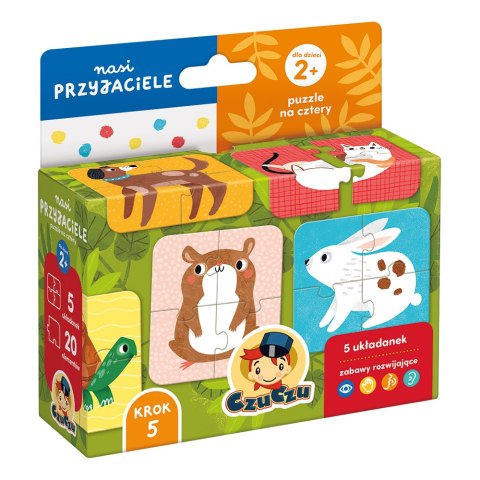 Puzzle na cztery Nasi przyjaciele dla dzieci 2