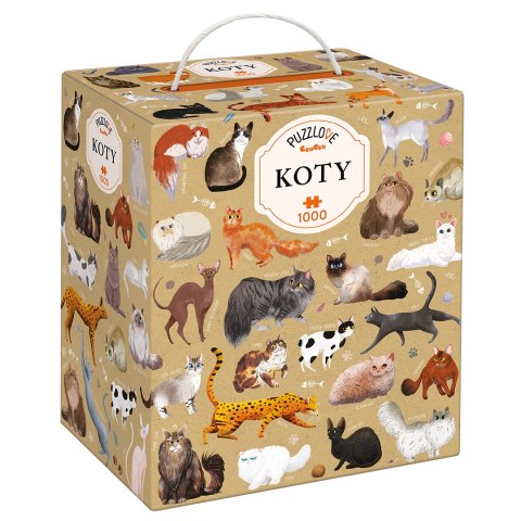 Puzzlove CzuCzu Koty 1000 elementów puzzle rodzinne