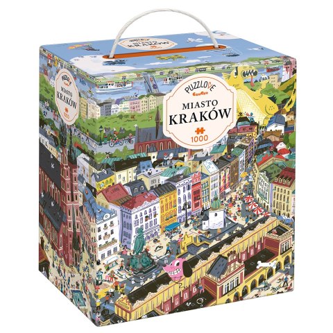 Puzzlove CzuCzu Miasto Kraków 1000 elementów puzzle rodzinne