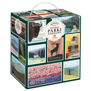 Puzzlove CzuCzu Polskie parki narodowe 1000 elementów puzzle rodzinne