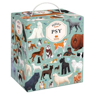 Puzzlove CzuCzu Psy 1000 elementów puzzle rodzinne