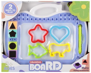 Znikopis magnetyczny kolorowy z akcesoriami mix MEGA CREATIVE 553388