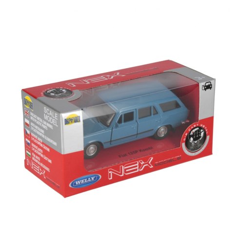 Auto osobowe metalowe 15x7x7 Fiat 125P kombi DROMADER FIATKOMBI