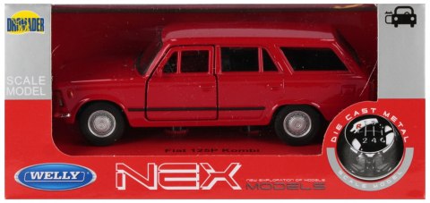 Auto osobowe metalowe 15x7x7 Fiat 125P kombi DROMADER FIATKOMBI