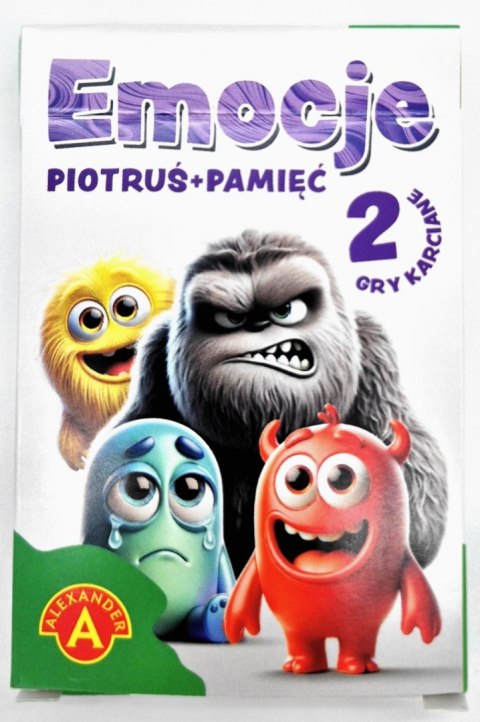 Karty do gry Piotruś&Memo Emocje ALEXANDER 2980 ALX