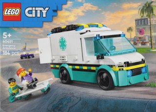 Klocki konstrukcyjne Lego City Karetka pogotowia LEGO 60451