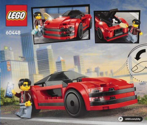 Klocki konstrukcyjne Lego City Samochód sportowy LEGO 60448