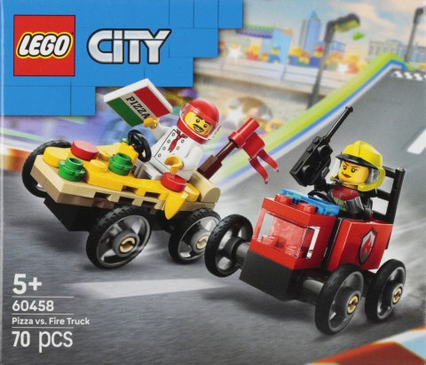 Klocki konstrukcyjne Lego City Zestaw wyścigówek LEGO 60458
